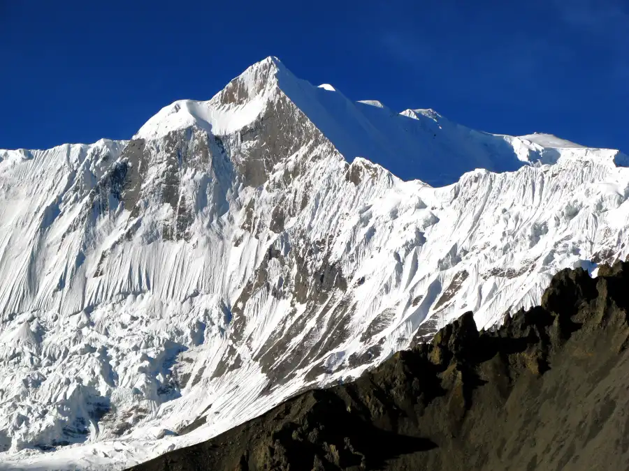 The Annapurna massif at dawn