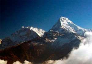 Clouds under the south side of Annapurna